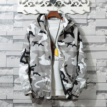 Load image into Gallery viewer, Women's Hooded Jackets 2020 Spring Causal Stripe Windbreaker Women Basic Jackets Coats Zipper Lightweight Jackets Bomber Famale