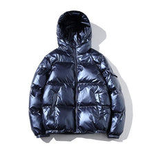 Load image into Gallery viewer, 2020 Women's Warm Jacket Winter Glossy Younger Hooded Parka Silver/Black/Gold/Blue Plus Size 5XL Thick Padded Female Overcoat