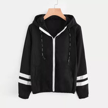 Load image into Gallery viewer, Women's Hooded Jackets 2019 Summer Causal windbreaker Women Basic Jackets Coats Zipper Lightweight Jackets Bomber Famale d90709