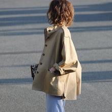 Load image into Gallery viewer, 2020 Spring Women's Coat Elegant Office Korean Japanese Short Chic Windbreaker Women Harajuku Loose Oversized Jacket Solid