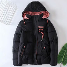 Load image into Gallery viewer, Winter Large Sizes Down Jacket Women's Coat With a Hood Warm Cotton Padded Winter Coat Thicken Women Parkas