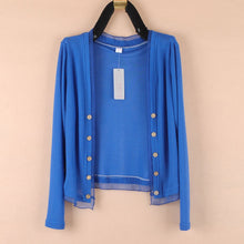 Load image into Gallery viewer, 2020 Spring Summer New Short Thin Jacket Plus Size Women's Long Sleeve Knitted Sunscreen Clothing Female Cardigan Tops 5XL Y277