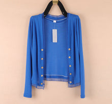 Load image into Gallery viewer, 2020 Spring Summer New Short Thin Jacket Plus Size Women's Long Sleeve Knitted Sunscreen Clothing Female Cardigan Tops 5XL Y277