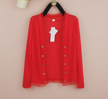 Load image into Gallery viewer, 2020 Spring Summer New Short Thin Jacket Plus Size Women's Long Sleeve Knitted Sunscreen Clothing Female Cardigan Tops 5XL Y277