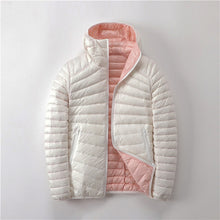 Load image into Gallery viewer, Women's Jackets Ultra Thin Down Jacket Women 2020 Autumn Winter Warm Coat Jackets For Women Two Side Parka Female Jacket Outwear