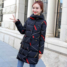 Load image into Gallery viewer, New Winter Women&#39;s Jacket Coat Windproof Warm Women Parkas Thickening Cotton Padded Female printing Jacket Brand New Collection
