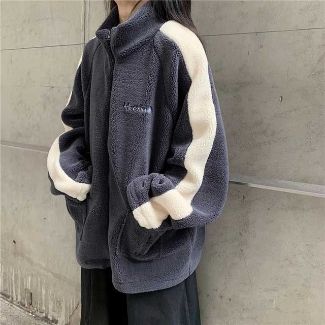 NiceMix oversize Women's Clothing spring fall winter new fashion patchwork coats thick jackets ladies plus size streetwear Korea