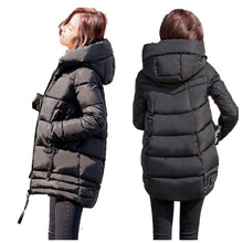 Load image into Gallery viewer, Winter Jacket Female Coat windbreaker Winter women&#39;s Jacket   Hooded Parka For Women Short Winter Jacket Women Warm Parka
