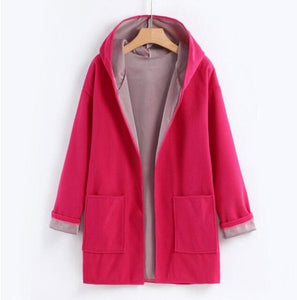 Hot 2020 Women's Coat Jacket Mediumn Fahion Long Loose Front Open Coat Coats women's jacket