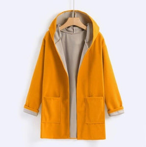 Hot 2020 Women's Coat Jacket Mediumn Fahion Long Loose Front Open Coat Coats women's jacket