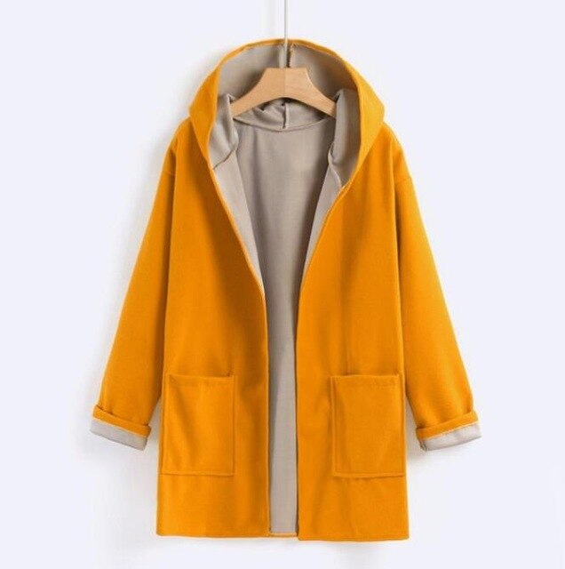 Hot 2020 Women's Coat Jacket Mediumn Fahion Long Loose Front Open Coat Coats women's jacket