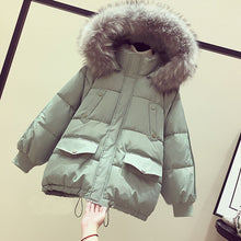 Load image into Gallery viewer, 2020 new ladies&#39; down cotton jacket women&#39;s short winter loose bread coat jacket student Korean version
