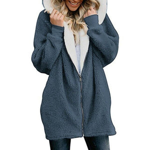 Large Size Women's Hoodie Plus Size 5XL Autumn And Winter Long Sleeve Loose Large Size Sweatshirt Jacket