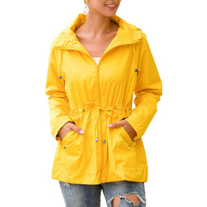 2020 Women Jacket Coat Waterproof Transition Jacket Outdoor Hiking Clothes Lightweight Raincoat Jacket Coat Women's Raincoat