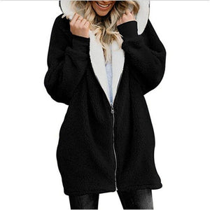 Large Size Women's Hoodie Plus Size 5XL Autumn And Winter Long Sleeve Loose Large Size Sweatshirt Jacket