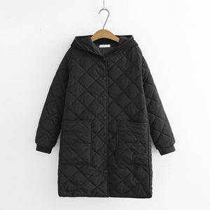 Plus Size XL-4XL Women's Autumn Winter 2020 New Coats Loose Hooded Casual Jackets Oversized Outerwear Female Black green Coat