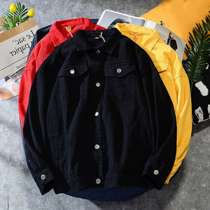 Spring Large size Jacket 2020 new Women's Jeans Jackets Tooling Lovers black/green wash Denim Jacket Female Loose Jean jacket