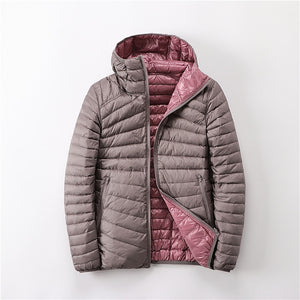 Women's Jackets Ultra Thin Down Jacket Women 2020 Autumn Winter Warm Coat Jackets For Women Two Side Parka Female Jacket Outwear